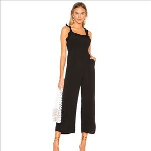 Revolve Superdown ruffle jumpsuit size XS